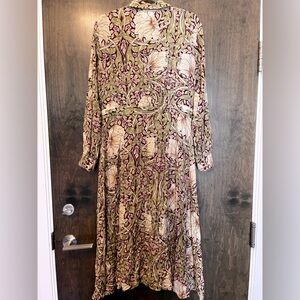 William Morris & Co x H&M Floral Midi Shirt